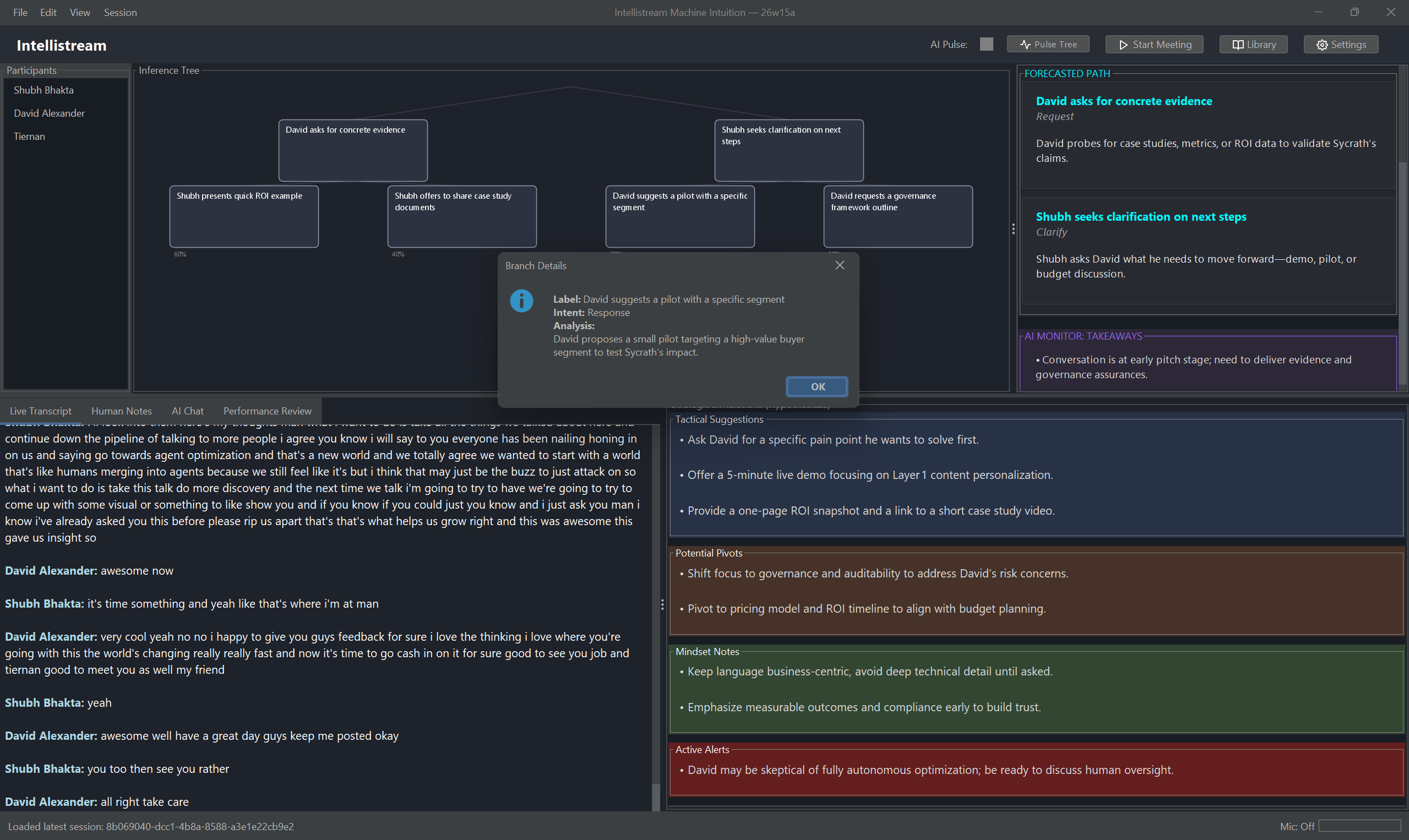 Intellistream Dashboard